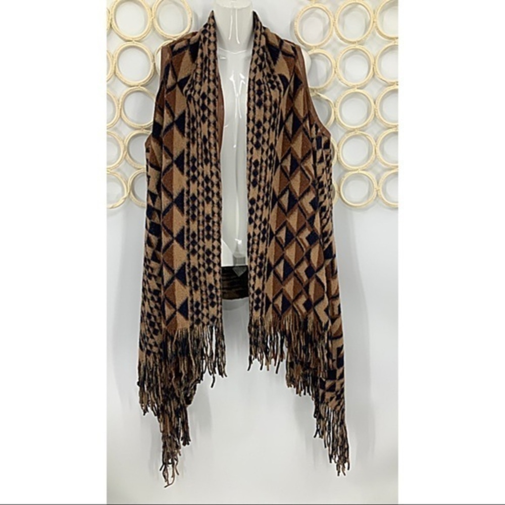 Plenty by Tracy Reese wool blend blanket vest